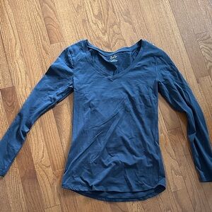 Avenue Women's Deep Blue Long Sleeve Top